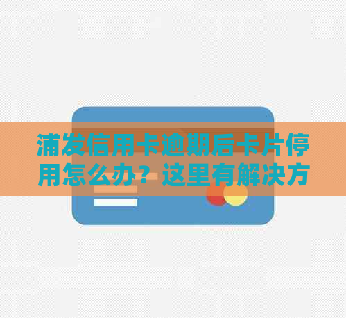 浦发信用卡逾期后卡片停用怎么办？这里有解决方案！