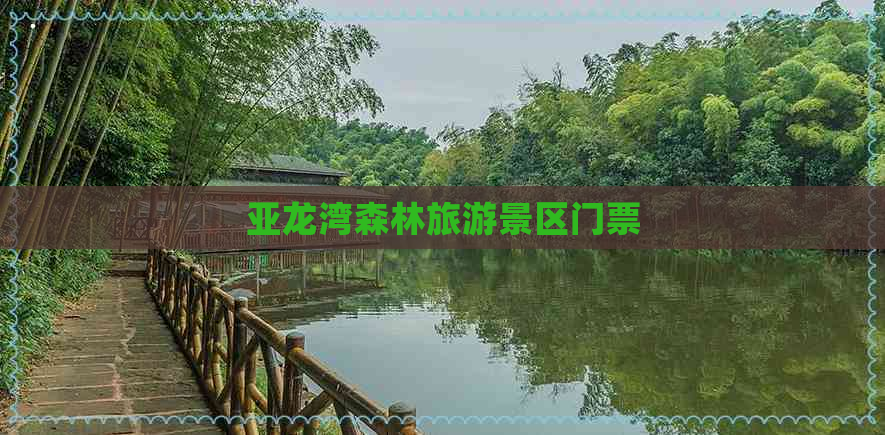 亚龙湾森林旅游景区门票