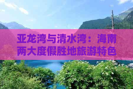 亚龙湾与清水湾：海南两大度假胜地旅游特色对比解析