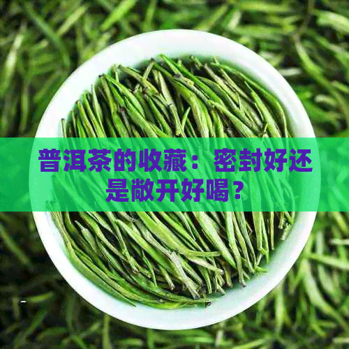 普洱茶的收藏：密封好还是敞开好喝？