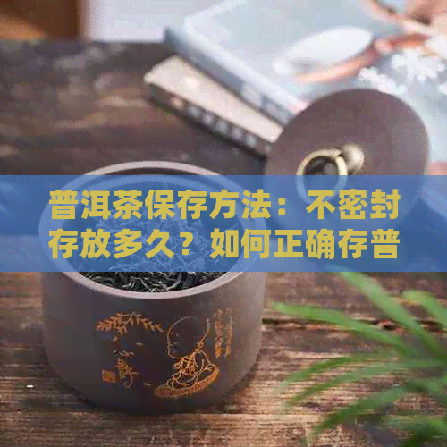 普洱茶保存方法：不密封存放多久？如何正确存普洱茶以保持其品质和口感？