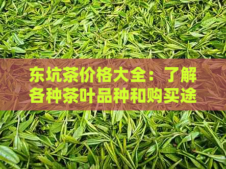 东坑茶价格大全：了解各种茶叶品种和购买途径，轻松找到最适合的茶品