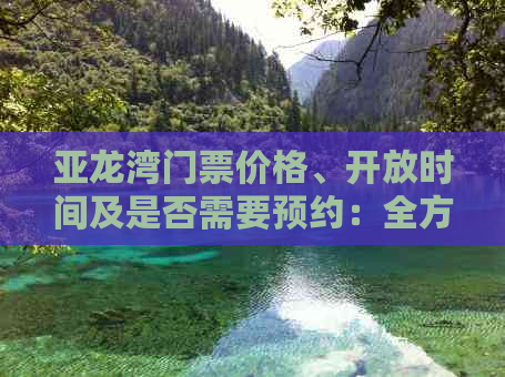 亚龙湾门票价格、开放时间及是否需要预约：全方位了解亚龙湾游览攻略