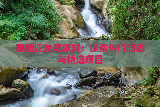 暑期亚龙湾旅游：探索热门路线与精选项目