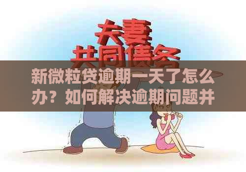 新微粒贷逾期一天了怎么办？如何解决逾期问题并尽快还清款项？