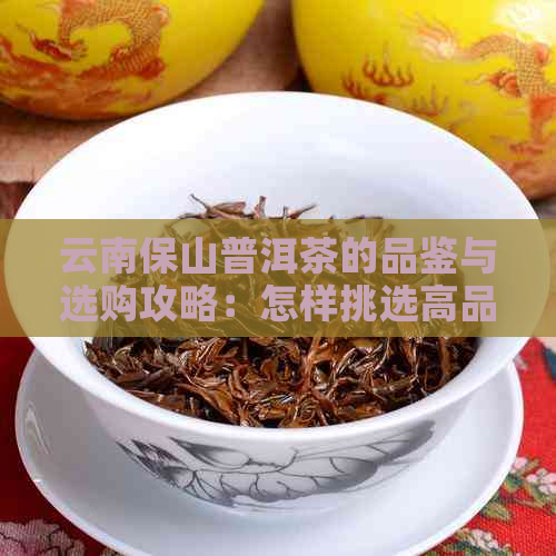 云南保山普洱茶的品鉴与选购攻略：怎样挑选高品质茶叶？