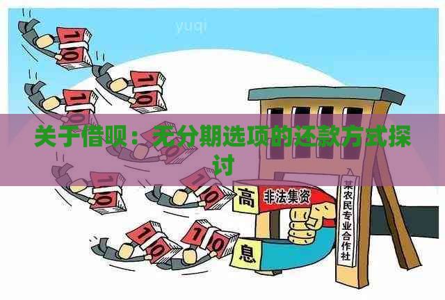 关于借呗：无分期选项的还款方式探讨