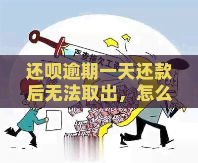 还呗逾期一天还款后无法取出，怎么办？