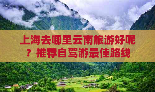 上海去哪里云南旅游好呢？推荐自驾游更佳路线