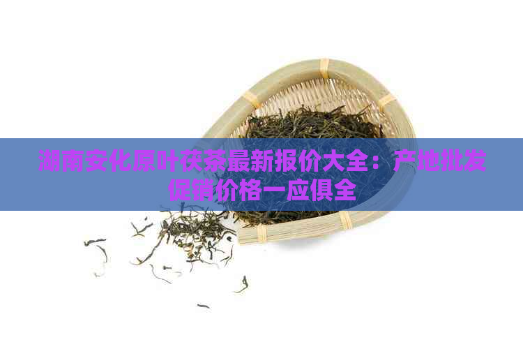 湖南安化原叶茯茶最新报价大全：产地批发促销价格一应俱全