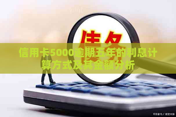 信用卡5000逾期五年的利息计算方式及其金额分析