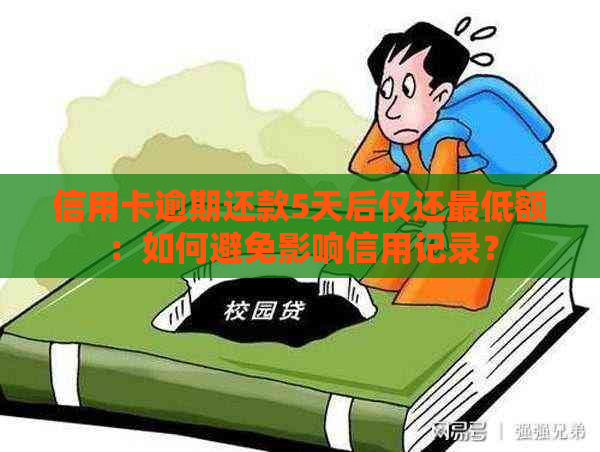 信用卡逾期还款5天后仅还更低额：如何避免影响信用记录？