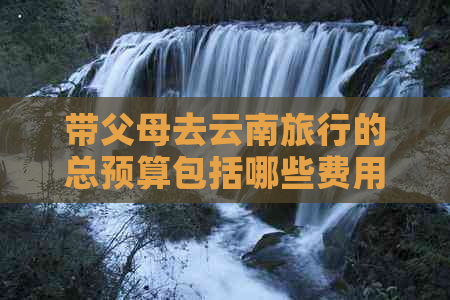 带父母去云南旅行的总预算包括哪些费用？