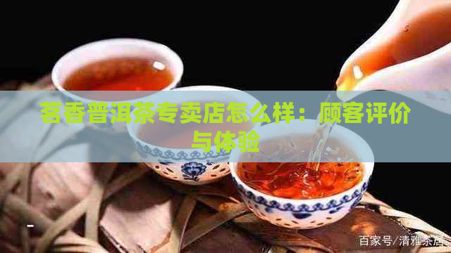 茗香普洱茶专卖店怎么样：顾客评价与体验