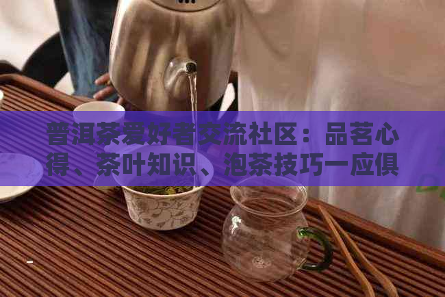 普洱茶爱好者交流社区：品茗心得、茶叶知识、泡茶技巧一应俱全