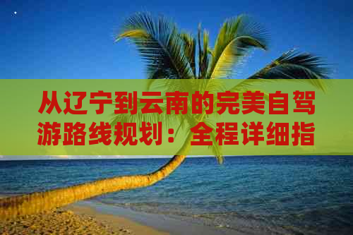 从辽宁到云南的完美自驾游路线规划：全程详细指南与必备注意事项