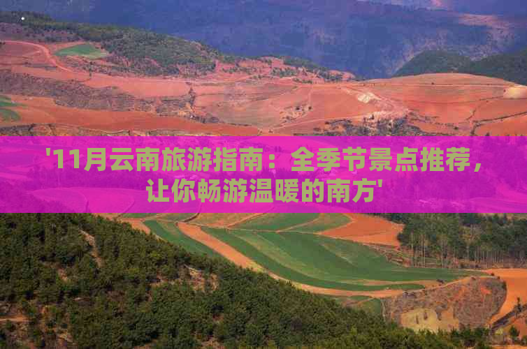 '11月云南旅游指南：全季节景点推荐，让你畅游温暖的南方'