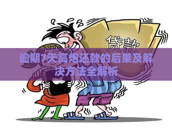 逾期7天高炮还款的后果及解决方法全解析