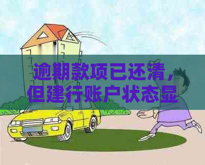 逾期款项已还清，但建行账户状态显示正常？如何解决这一问题？