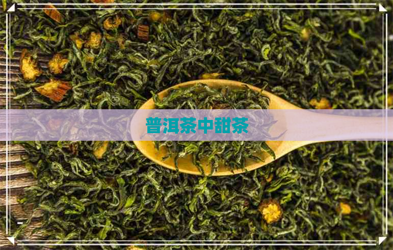 普洱茶中甜茶