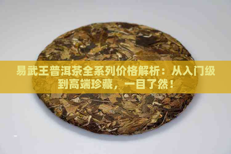 易武王普洱茶全系列价格解析：从入门级到高端珍藏，一目了然！