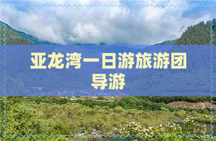 亚龙湾一日游旅游团导游