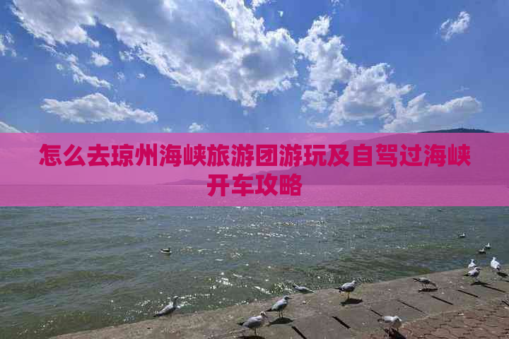 怎么去琼州海峡旅游团游玩及自驾过海峡开车攻略