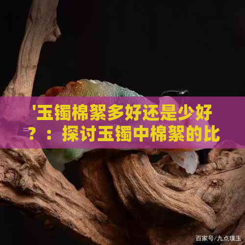 '玉镯棉絮多好还是少好？：探讨玉镯中棉絮的比例及其影响'