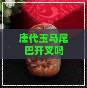 唐代玉马尾巴开叉吗