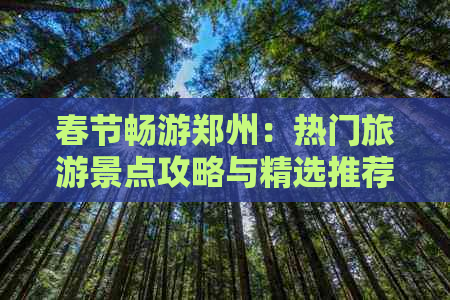 春节畅游郑州：热门旅游景点攻略与精选推荐