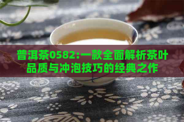 普洱茶0582:一款全面解析茶叶品质与冲泡技巧的经典之作