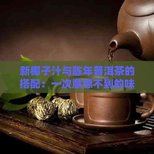 新椰子汁与陈年普洱茶的搭配：一次意想不到的味蕾冒险