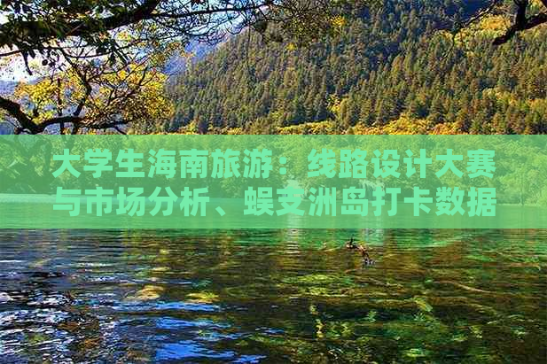 大学生海南旅游：线路设计大赛与市场分析、蜈支洲岛打卡数据及方案精选