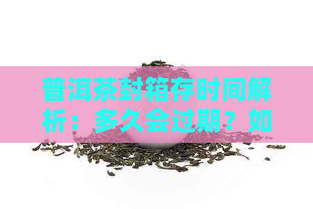 普洱茶封箱存时间解析：多久会过期？如何正确保存以长保质期？