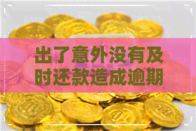 出了意外没有及时还款造成逾期