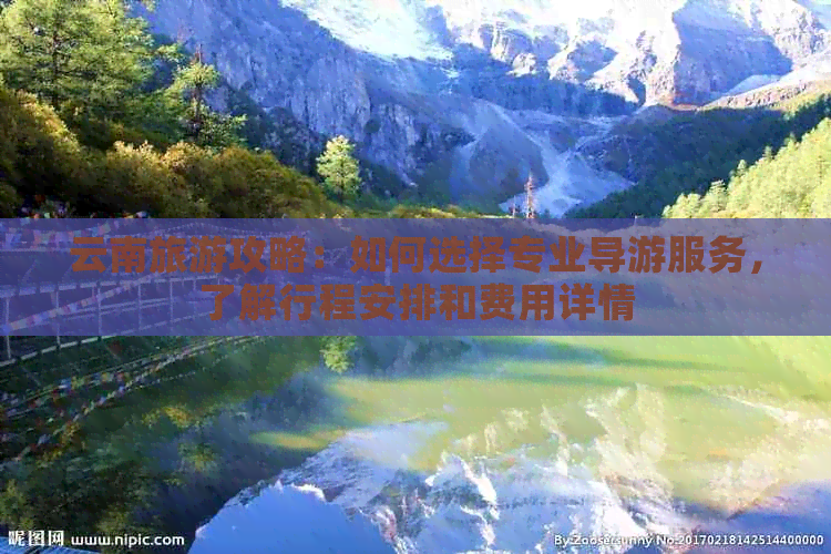 云南旅游攻略：如何选择专业导游服务，了解行程安排和费用详情