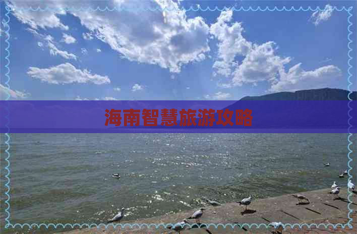 海南智慧旅游攻略