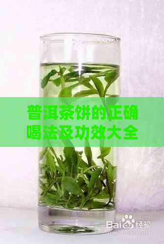 普洱茶饼的正确喝法及功效大全：如何泡出香醇美味的普洱茶饼？