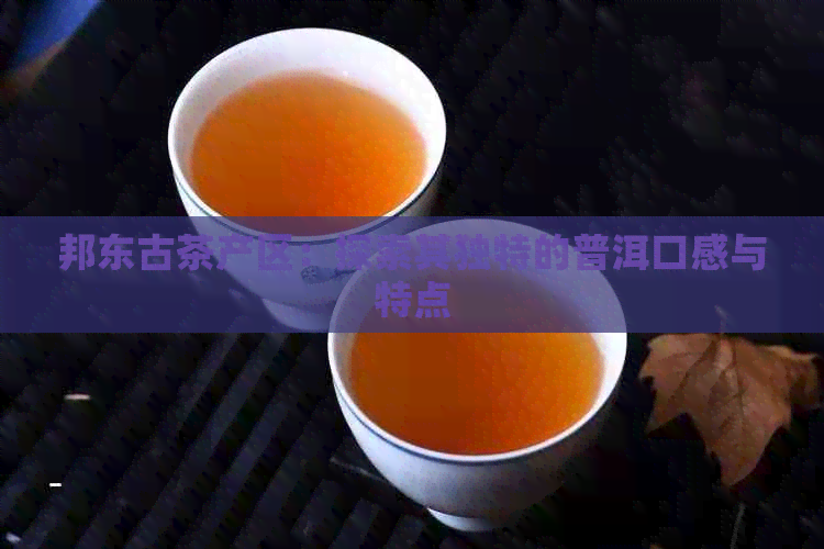 邦东古茶产区：探索其独特的普洱口感与特点