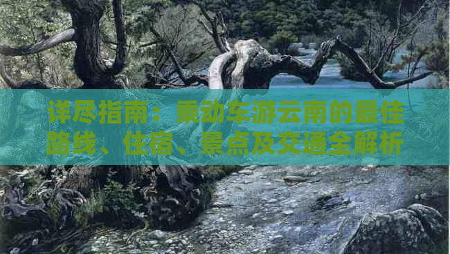 详尽指南：乘动车游云南的更佳路线、住宿、景点及交通全解析
