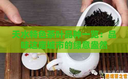 天水特色茶叶品种一览：品味这座城市的绿意盎然