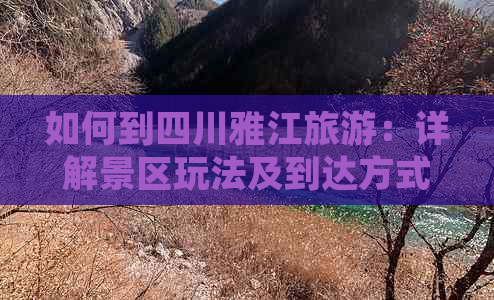 如何到四川雅江旅游：详解景区玩法及到达方式