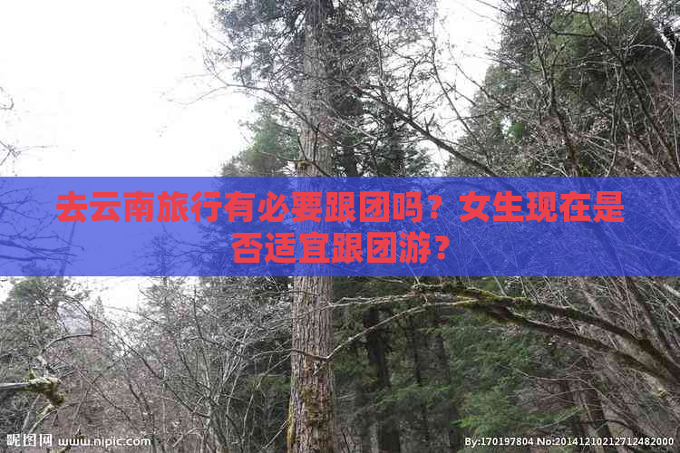 去云南旅行有必要跟团吗？女生现在是否适宜跟团游？