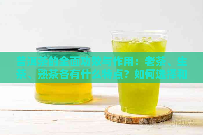 普洱茶的全面功效与作用：老茶、生茶、熟茶各有什么特点？如何选择和品饮？