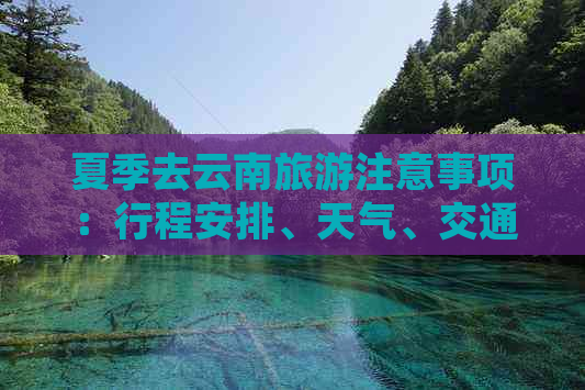 夏季去云南旅游注意事项：行程安排、天气、交通、安全等方面的建议。