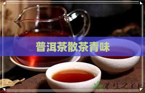 普洱茶散茶青味