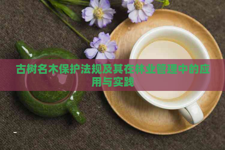 古树名木保护法规及其在林业管理中的应用与实践