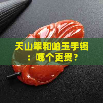 天山翠和岫玉手镯：哪个更贵？