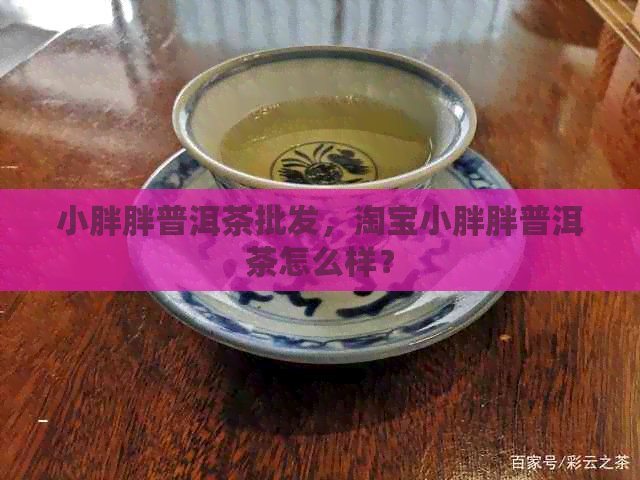 小胖胖普洱茶批发，淘宝小胖胖普洱茶怎么样？