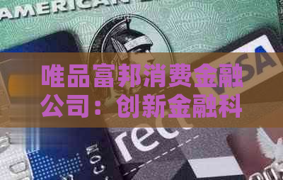 唯品富邦消费金融公司：创新金融科技，助力普消费